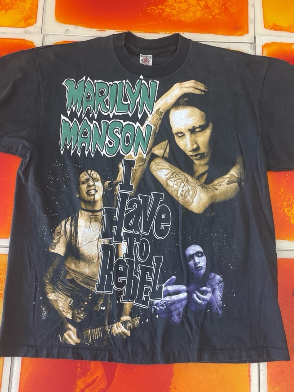 MARILYN MANSON I Have To Rebel REPRINT Band Tee